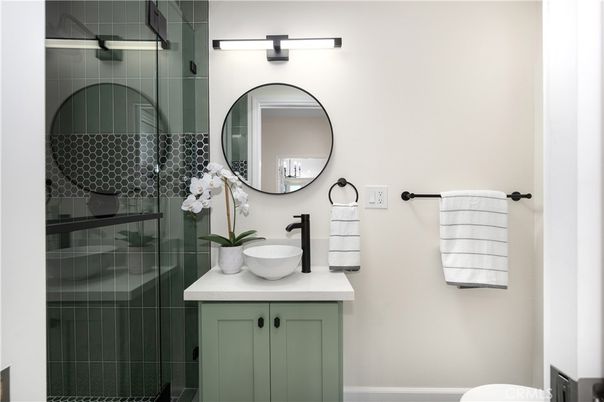Bathroom, Glass Shower, Interior