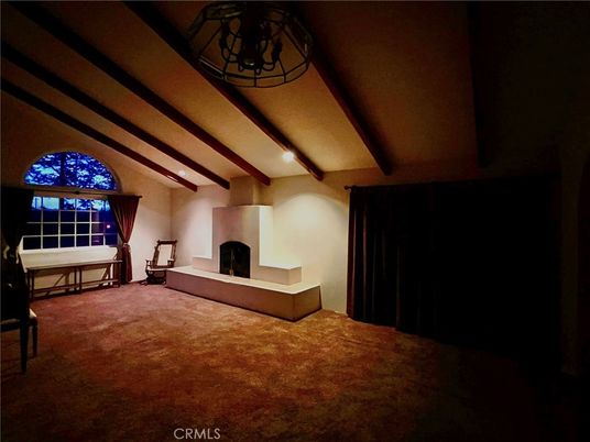 Fireplace, Interior, Wooden Beams