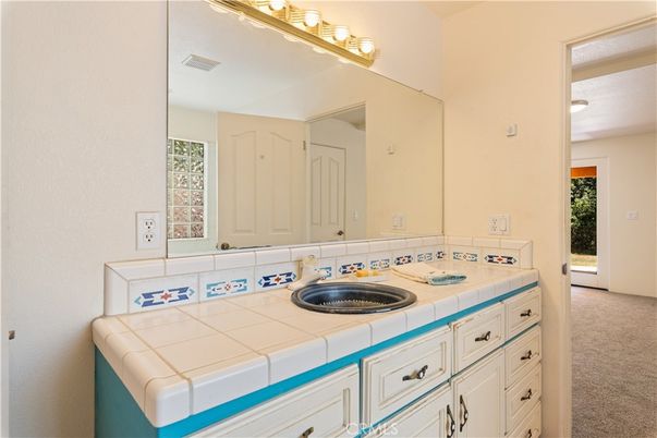 Bathroom, Dual Sink Vanities, Interior, Tile Countertops