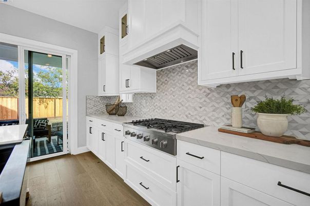 Interior, Kitchen, Wood Texture Flooring