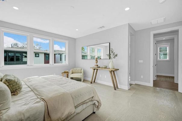 Bedroom, Interior, Recessed Lighting