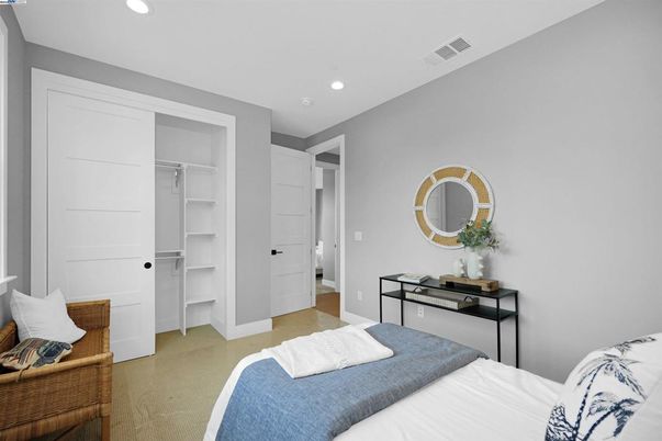 Bedroom, Interior, Recessed Lighting