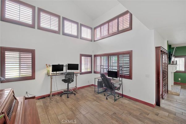 Home Office, Interior, Wood Texture Flooring