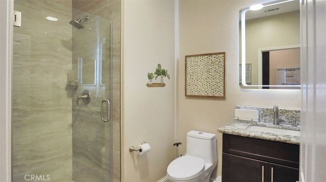 Bathroom, Glass Shower, Interior