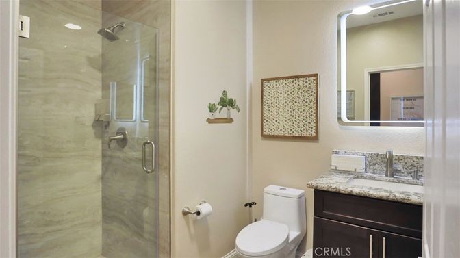 Bathroom, Glass Shower, Interior