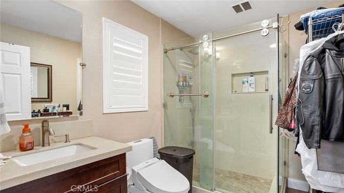 Bathroom, Glass Shower, Interior