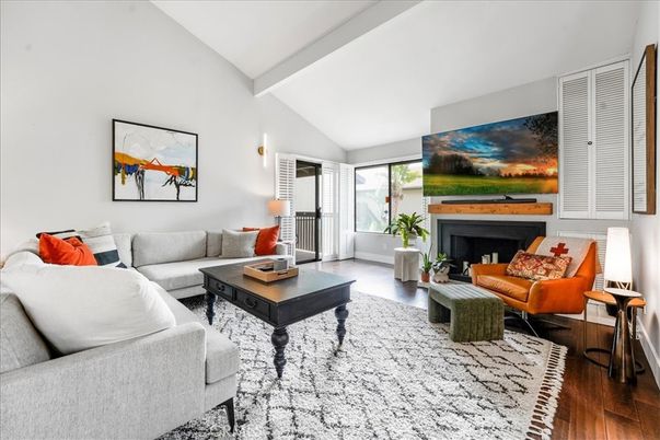 Fireplace, Interior, Living room, Wood Texture Flooring