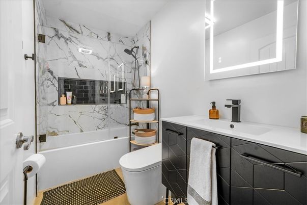 Bathroom, Glass Shower, Interior, Marble Walls