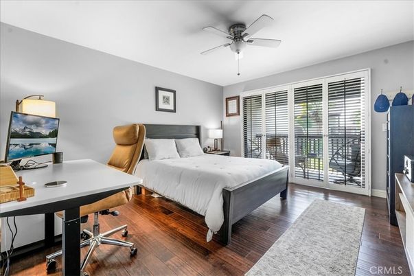 Bedroom, Home Office, Interior, Wood Texture Flooring