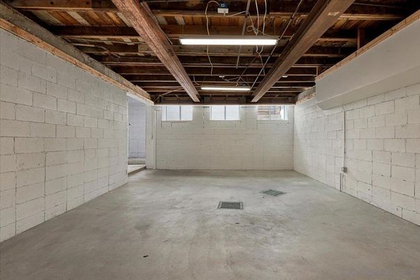 Interior, Stone Walls, Wooden Beams