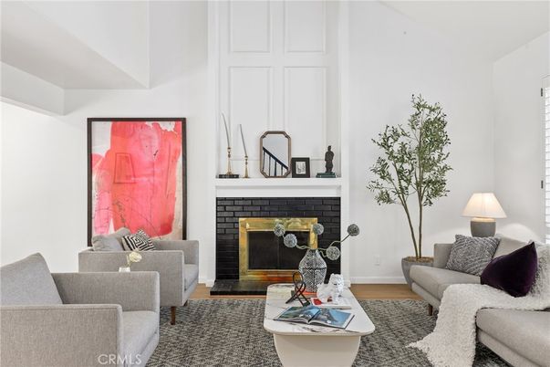 Fireplace, Interior, Living room, Wood Texture Flooring