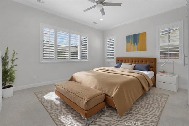 Bedroom, Interior, Recessed Lighting
