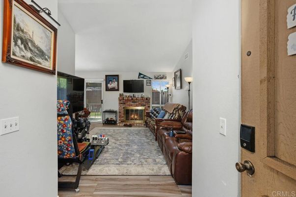 Fireplace, Interior, Living room, Wood Texture Flooring