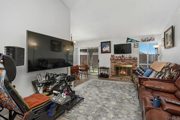 Dining room, Fireplace, Interior, Living room