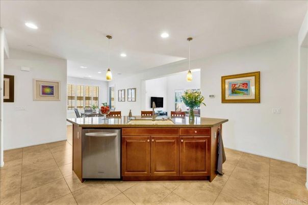 Dining room, Interior, Kitchen, Pendant Lights, Recessed Lighting