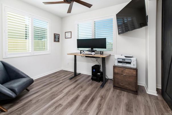 Home Office, Interior, Wood Texture Flooring