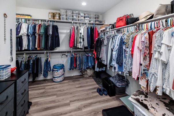 Interior, Recessed Lighting, Walk-in Closets, Wood Texture Flooring