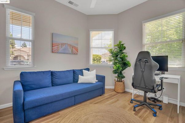 Home Office, Interior, Wood Texture Flooring