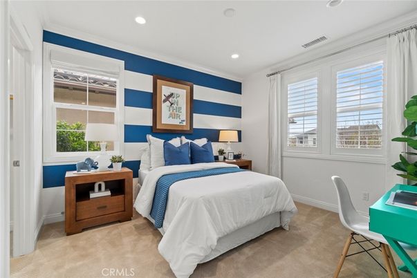 Bedroom, Home Office, Interior, Recessed Lighting