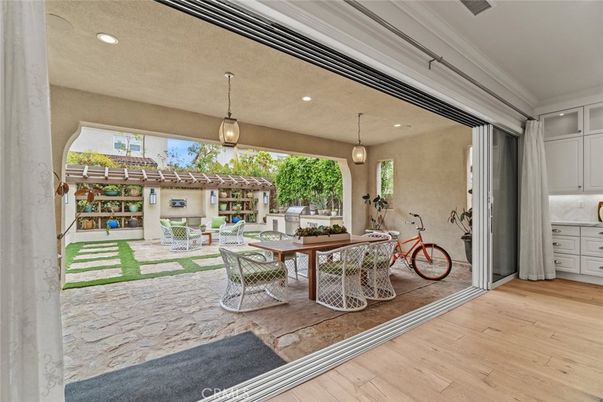Exterior, Interior, Pendant Lights, Wood Texture Flooring