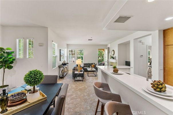 Dining room, Interior, Living room, Recessed Lighting