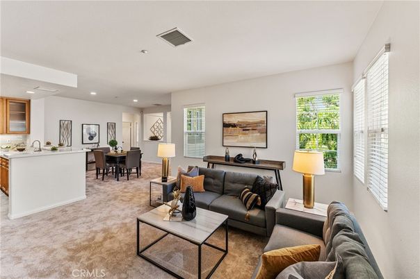 Dining room, Interior, Living room, Recessed Lighting