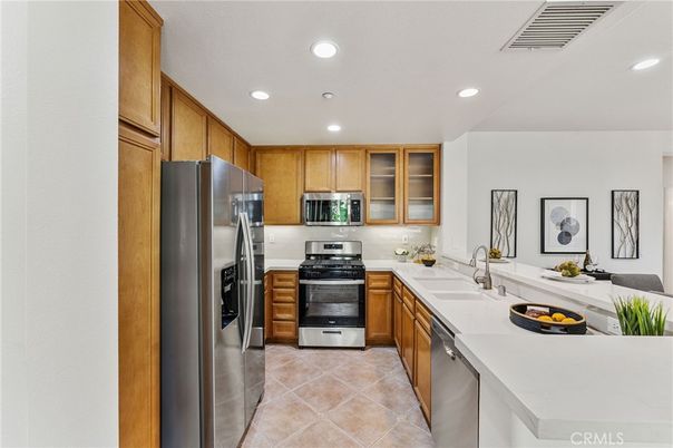 Interior, Kitchen, Recessed Lighting, Stainless Steel Appliances