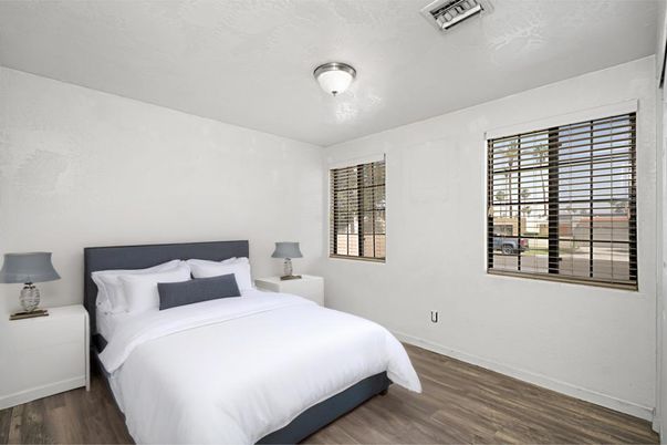 Bedroom, Interior, Wood Texture Flooring