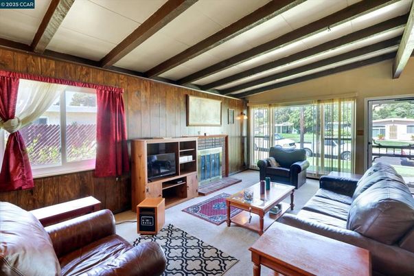 Interior, Living room, Wooden Beams