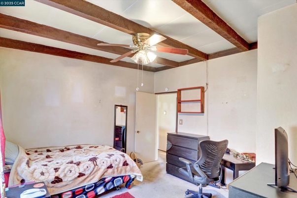 Bedroom, Home Office, Interior, Wooden Beams