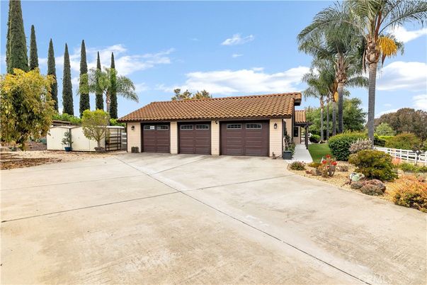 Attached, Detached Garage, Exterior, Facade, Mediterranean