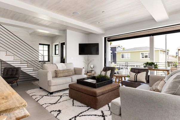 Interior, Living room, Recessed Lighting, Wooden Ceilings