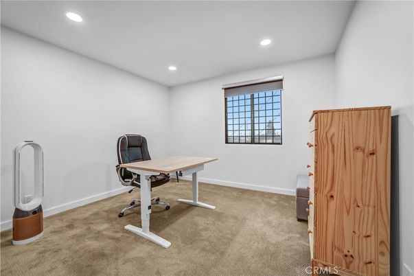 Home Office, Interior, Recessed Lighting