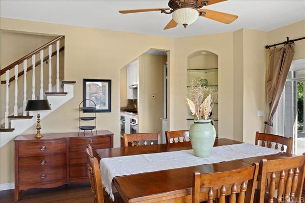 Dining room, Interior, Wood Texture Flooring