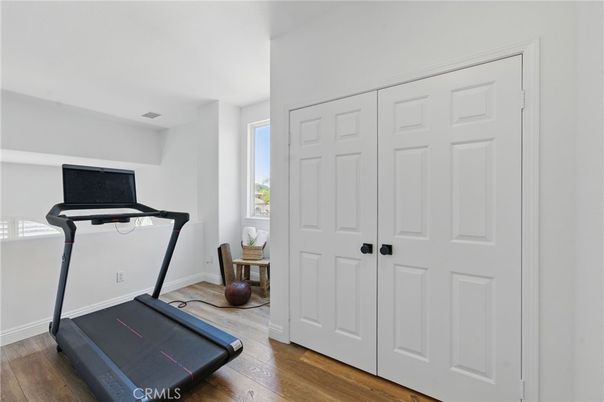 Fitness Equipment, Interior, Wood Texture Flooring