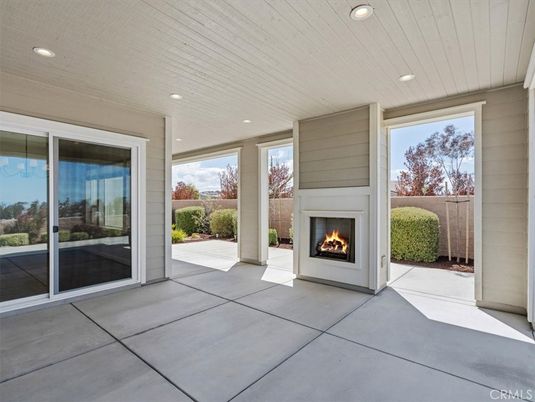 Exterior, Fireplace, Recessed Lighting