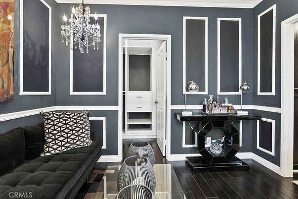 Chandelier, Interior, Wood Texture Flooring
