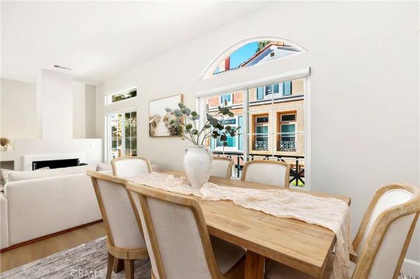 Dining room, Interior, Wood Texture Flooring