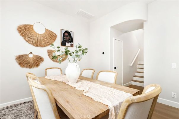 Dining room, Interior, Wood Texture Flooring