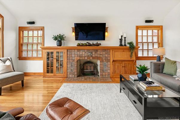 Fireplace, Interior, Living room, Wood Texture Flooring