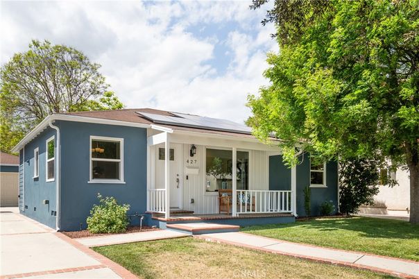 Exterior, Facade, Solar Panels, Ranch