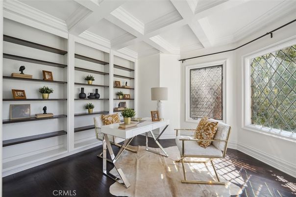 Home Office, Interior, Wood Texture Flooring