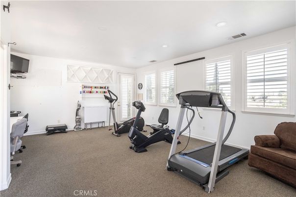 Fitness Equipment, Interior, Recessed Lighting