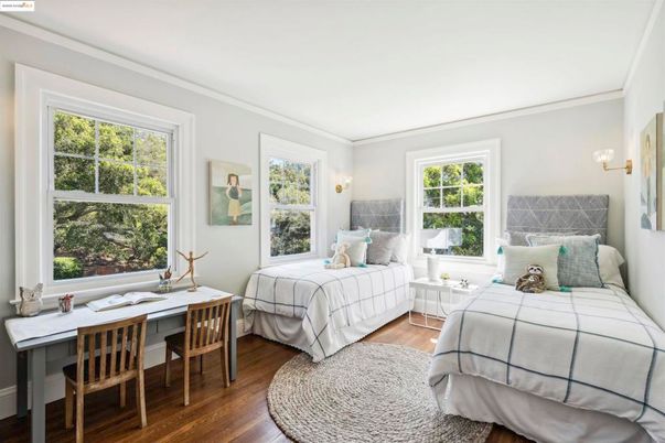 Bedroom, Home Office, Interior, Wood Texture Flooring