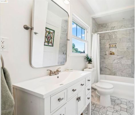 Bathroom, Interior, Marble Walls