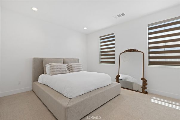 Bedroom, Interior, Recessed Lighting