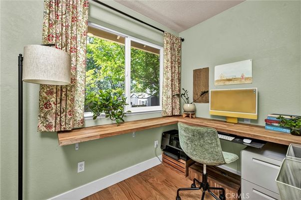 Home Office, Interior, Wood Texture Flooring