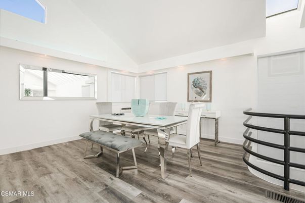 Dining room, Interior, Wood Texture Flooring