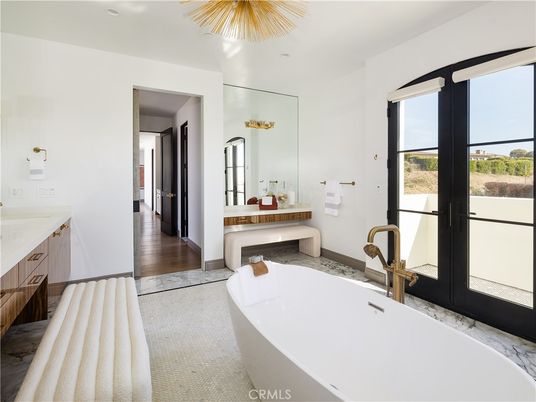 Bathroom, Free Standing Baths, Interior, Wood Texture Flooring