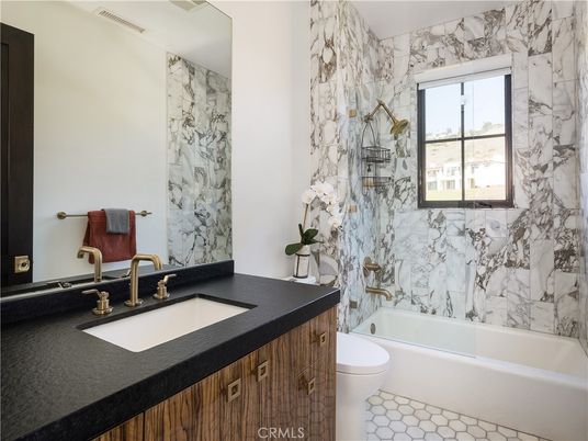 Bathroom, Interior, Marble Walls